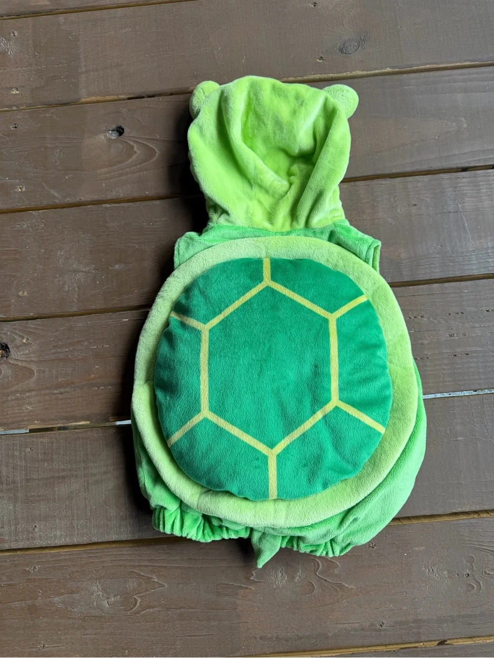 Turtle Green Hooded Baby Costume 12-18 months